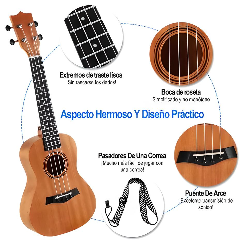Kit De Soprano Concierto Acustico 23in Universal Ukelele