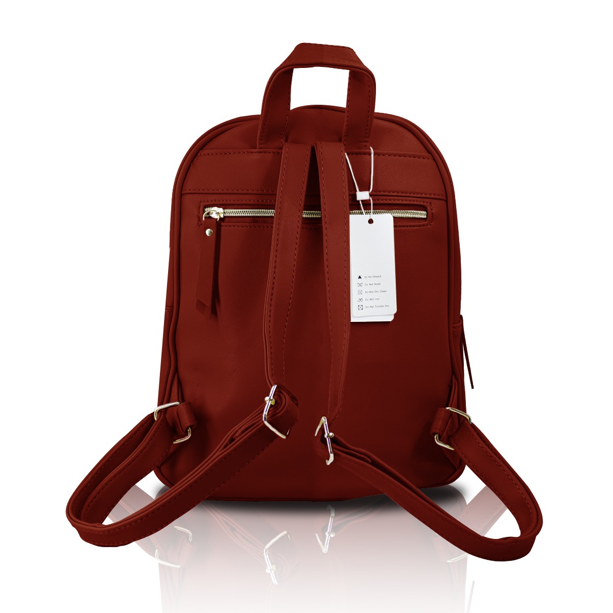 Combo Grenobil Mochila Pequeña Roja, Bolso Crossbody Y Cartera 