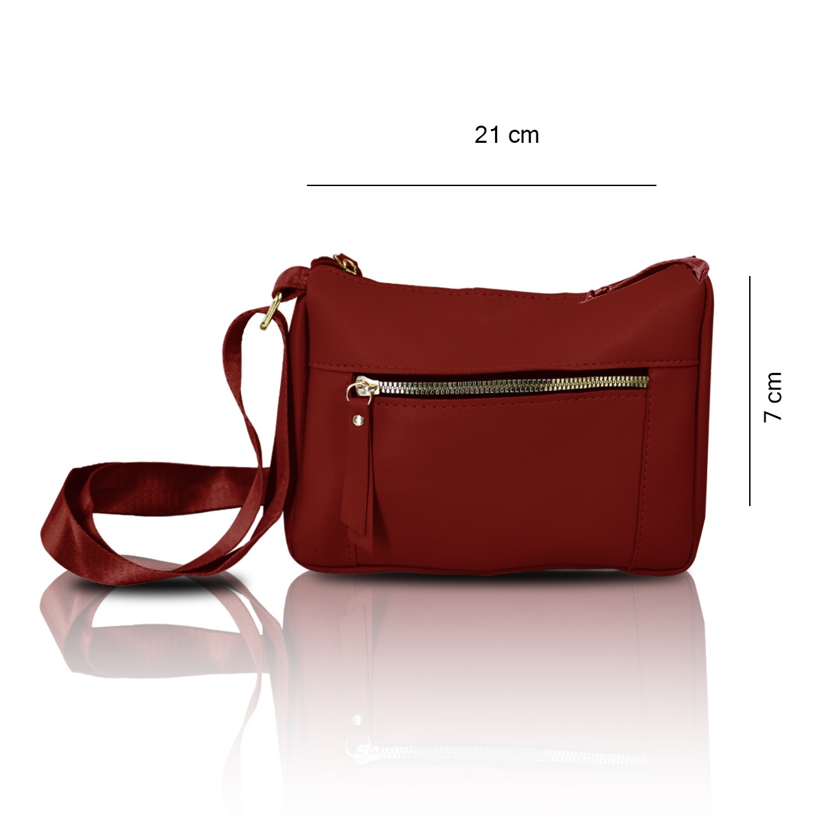 Combo Grenobil Mochila Pequeña Roja, Bolso Crossbody Y Cartera 