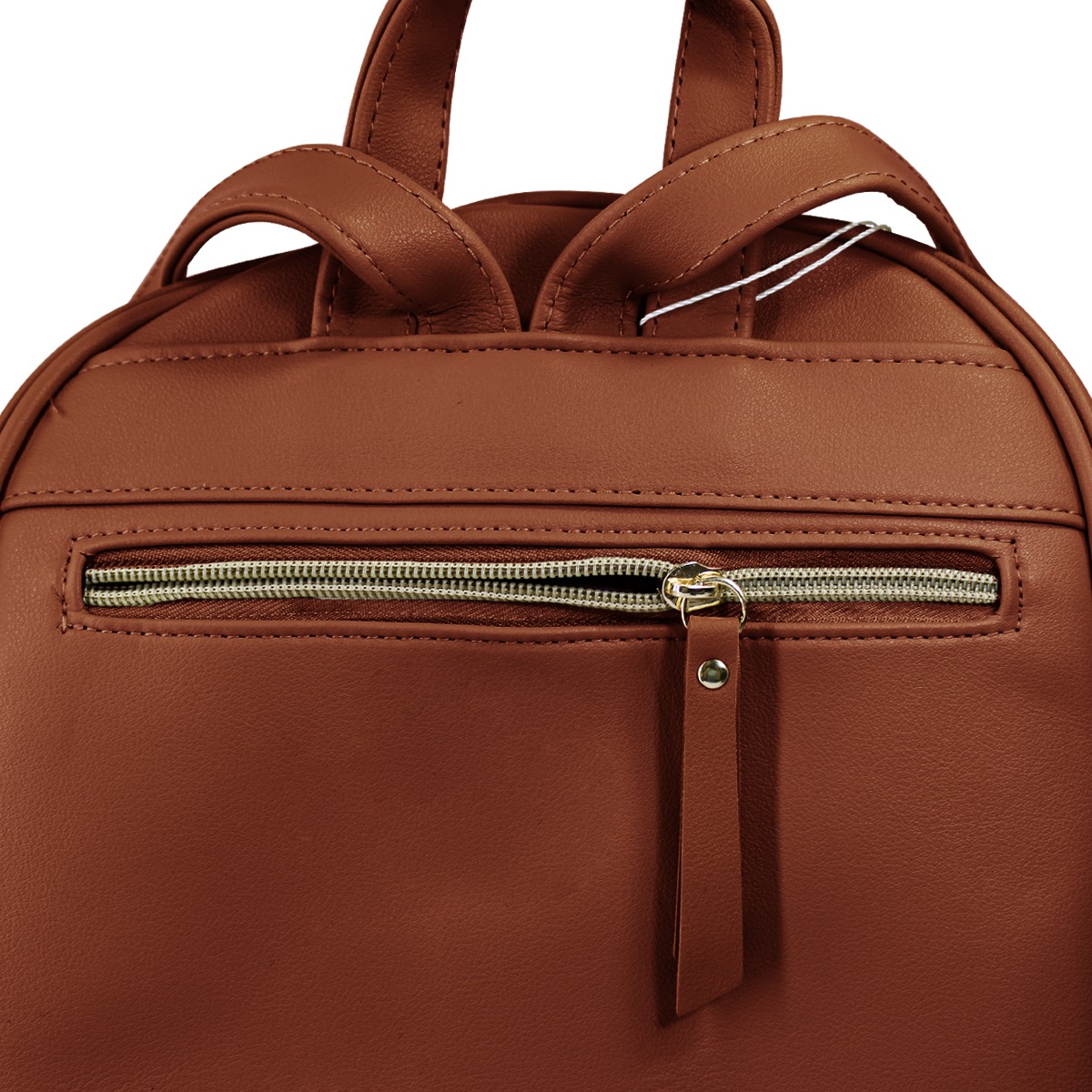 Combo Grenobil Mochila Pequeña Marron, Bolso Crossbody Y Cartera 