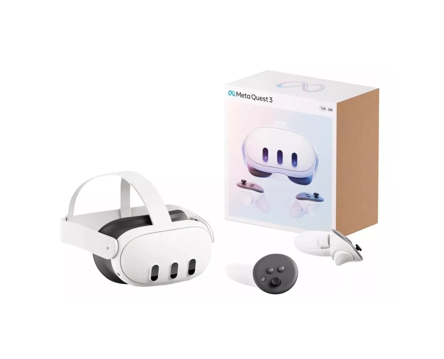 LENTES DE REALIDAD VIRTUAL OCULUS META QUEST 3 128GB BLANCO