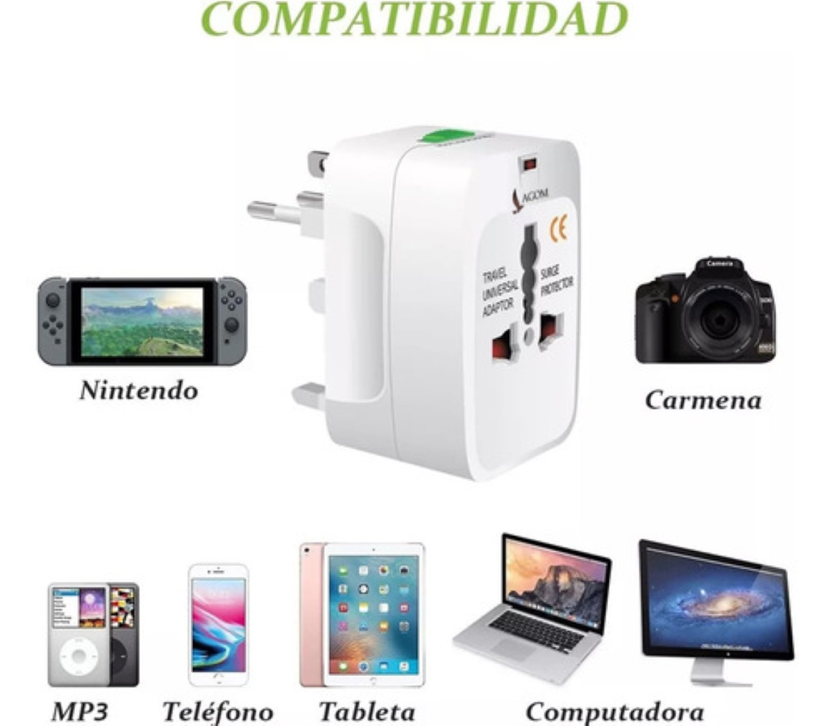 Clavijas Adaptadoras Internacionales Lagom All-in-one Convertidores Enchufes Europeos Americanos Switches Chargers Interfaz Universal Aus Usa Uk Nz Europe Para Viaje A Varios Paises 125v/6a 250v/13a