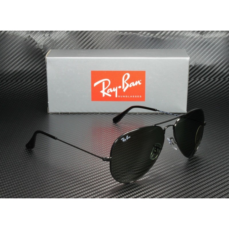 Lentes de sol Ray Ban Rb3025 L2823 Aviator Negro G-15 Clasico Gota Original