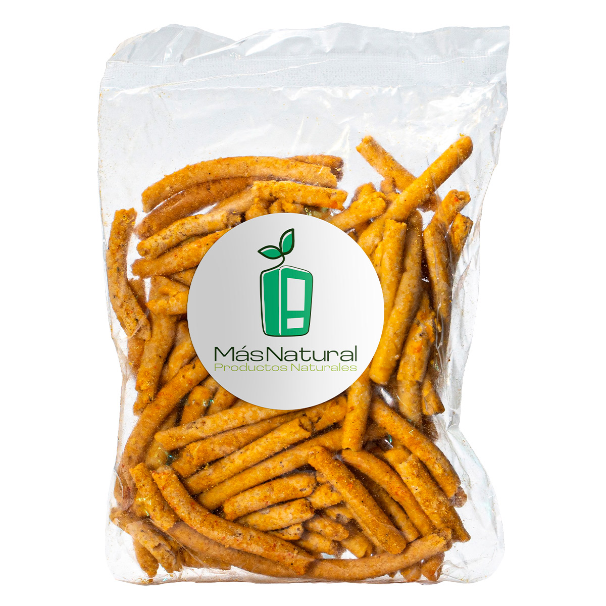 Churros de Amaranto Horneados sabor Habanero sin gluten set de bolsas individuales Más Natural