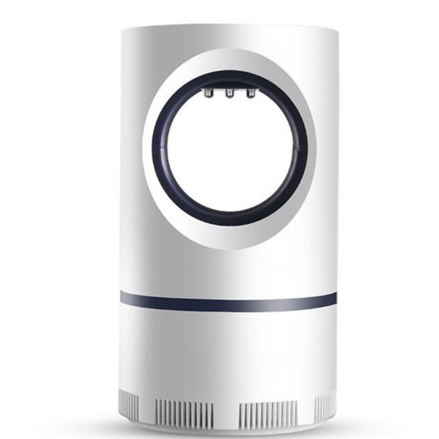 Lámpara Repelente Mata Mosquitos Eléctrico Luz Uv y Ventilador Carga Usb.