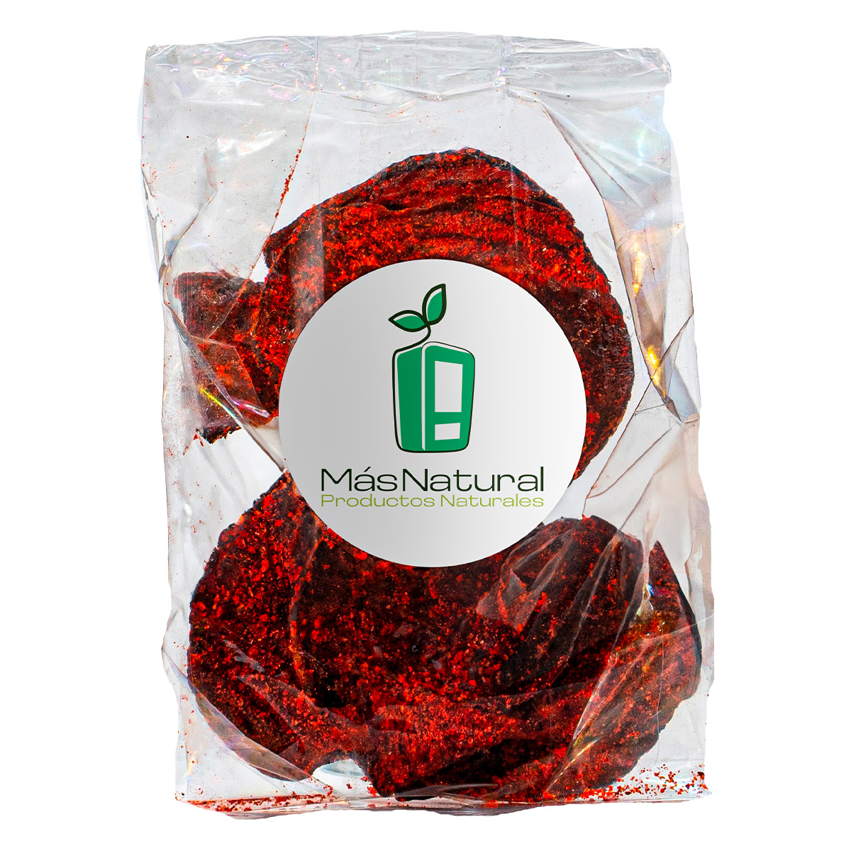 Betabel con chile Deshidratado y horneado bolsa familiar Más Natural	