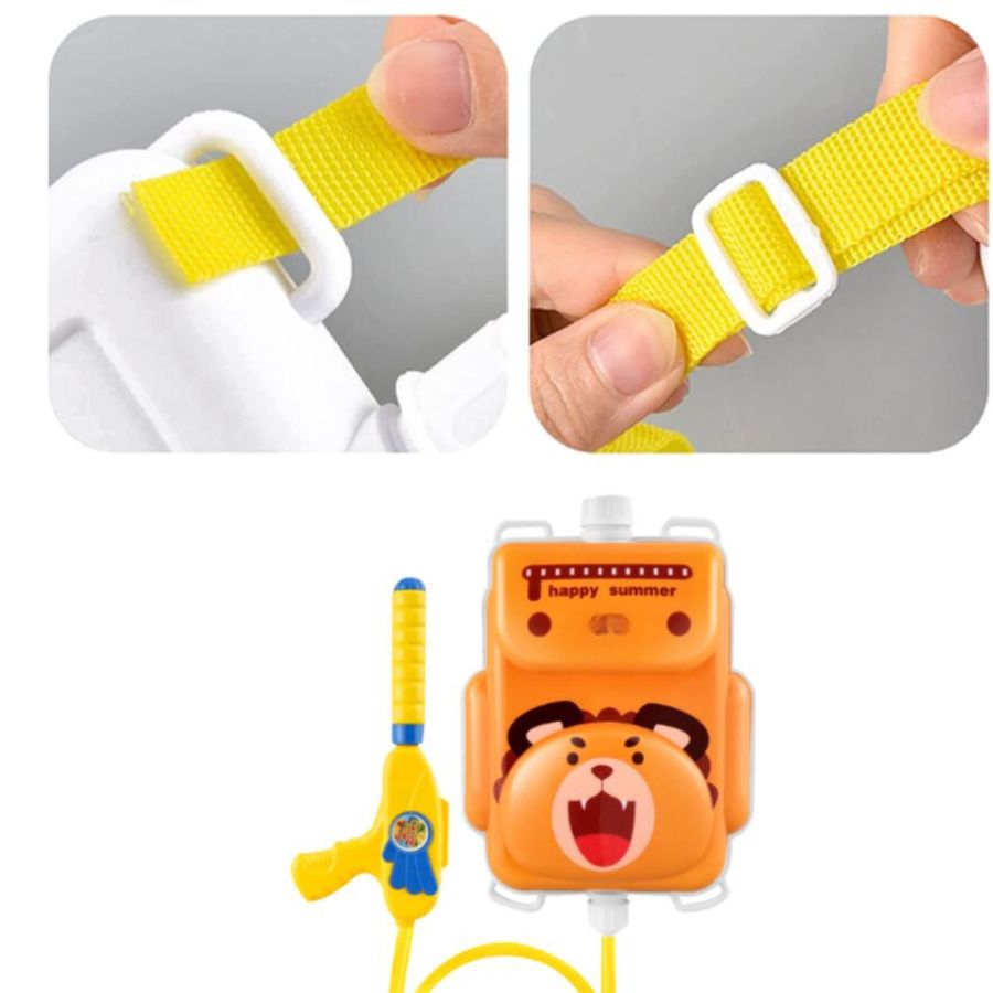 Mochila Leon Pistola Chorros De Agua Tanque De Agua.