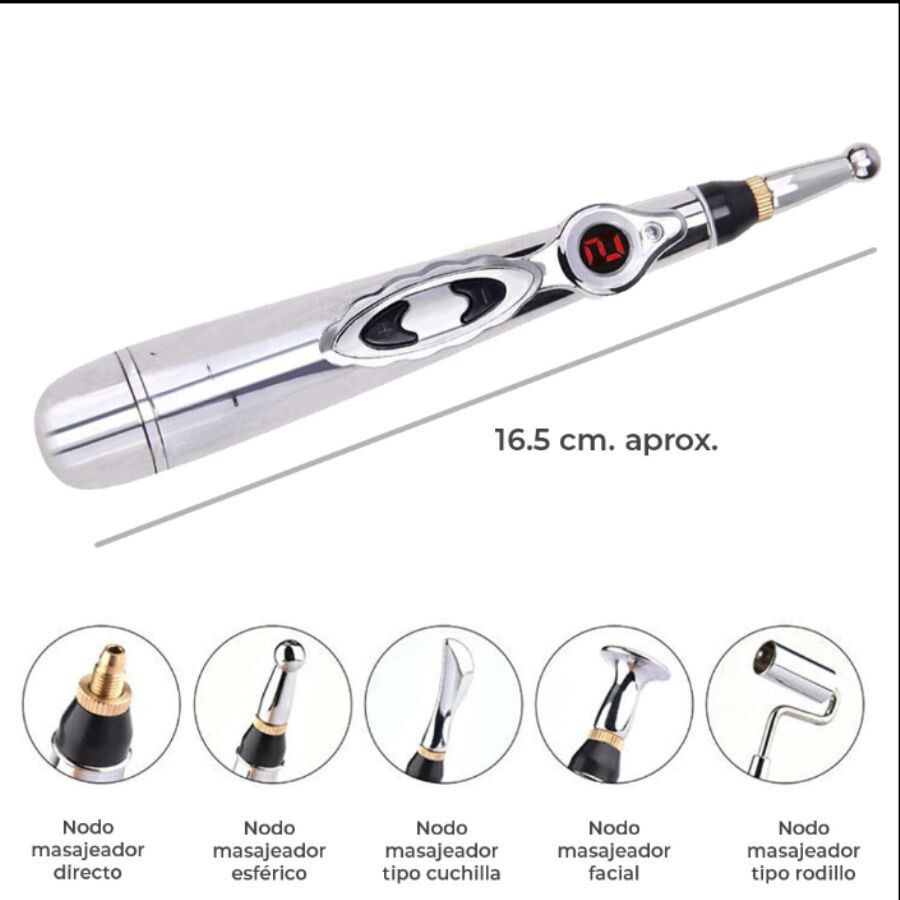 Pluma Electro Acupuntura Estimulación Fisioterapia Masajeador Ojos.