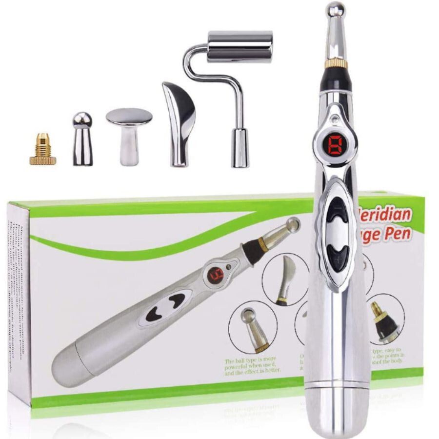 Pluma Electro Acupuntura Estimulación Fisioterapia Masajeador Ojos.