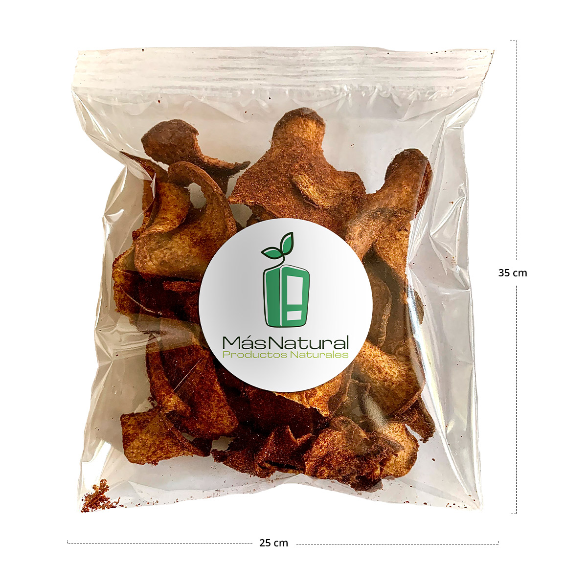 Jícama con chile Deshidratado y horneado bolsa familiar Más Natural	