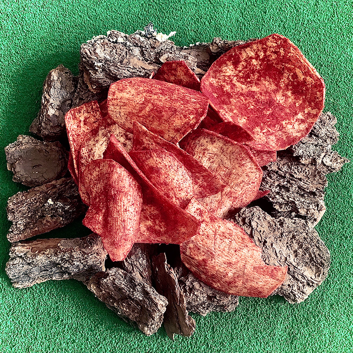 Malanga con chile Deshidratado y horneado set de bolsas individuales Más Natural