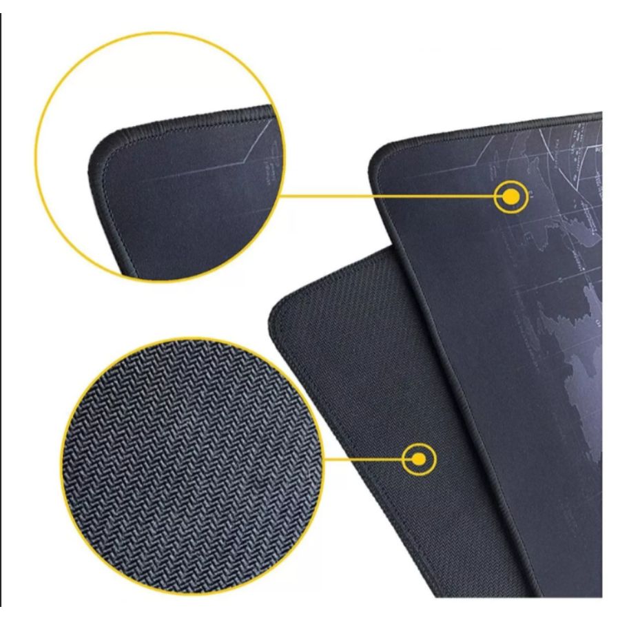 Mouse Pad Gamer Con Luz Led RGB Iluminado 90*40 CM diseño mapamundi.