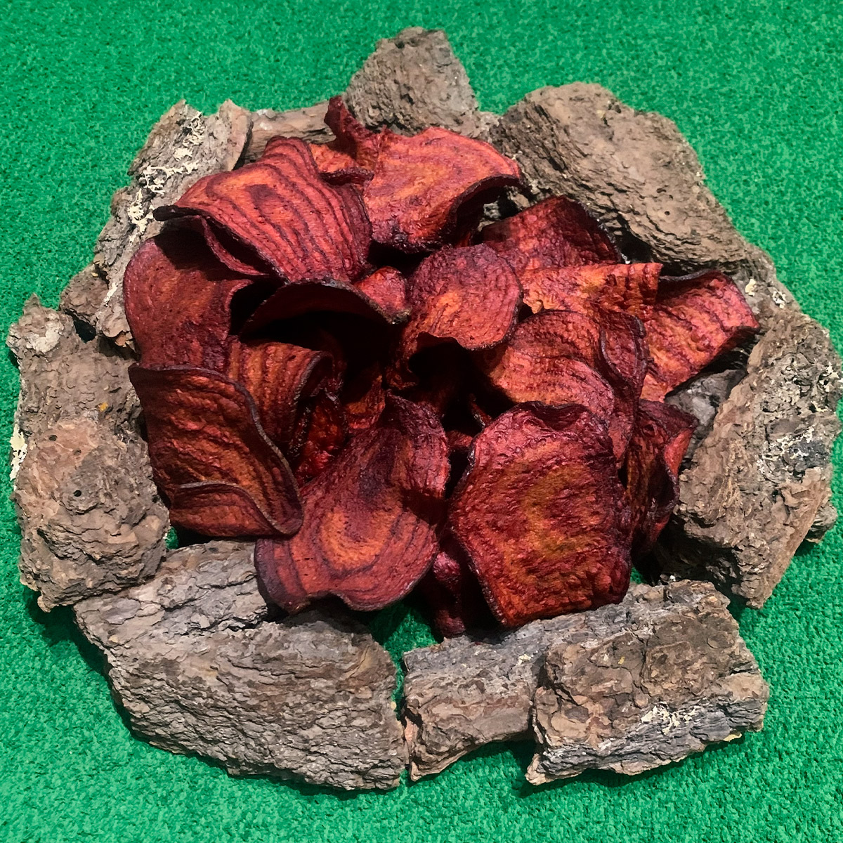 Betabel sin chile Deshidratado y horneado set de bolsas individuales Más Natural	