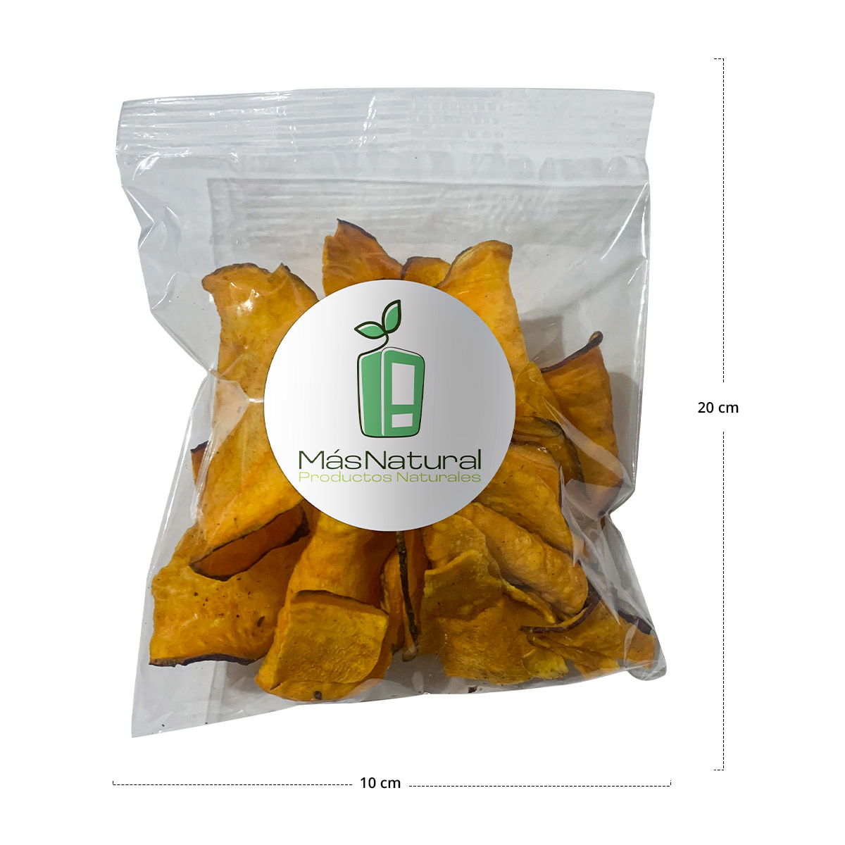 Camote sin chile Deshidratado y horneado set de bolsas individuales Más Natural