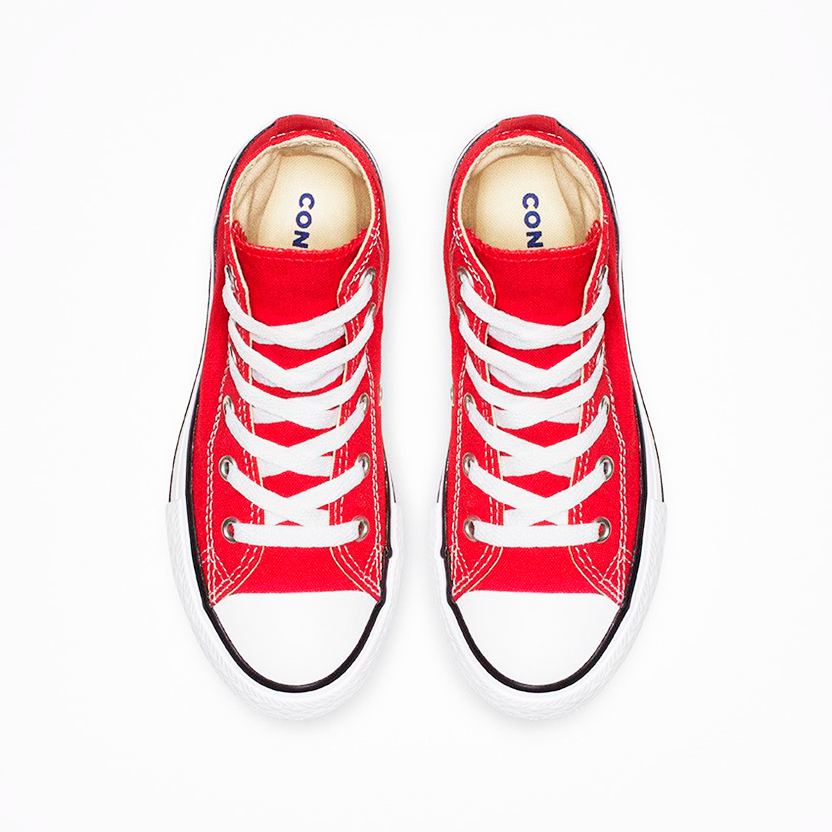 Tenis Converse Chuck Taylor Clásico Rojos Bota Lona Niños.