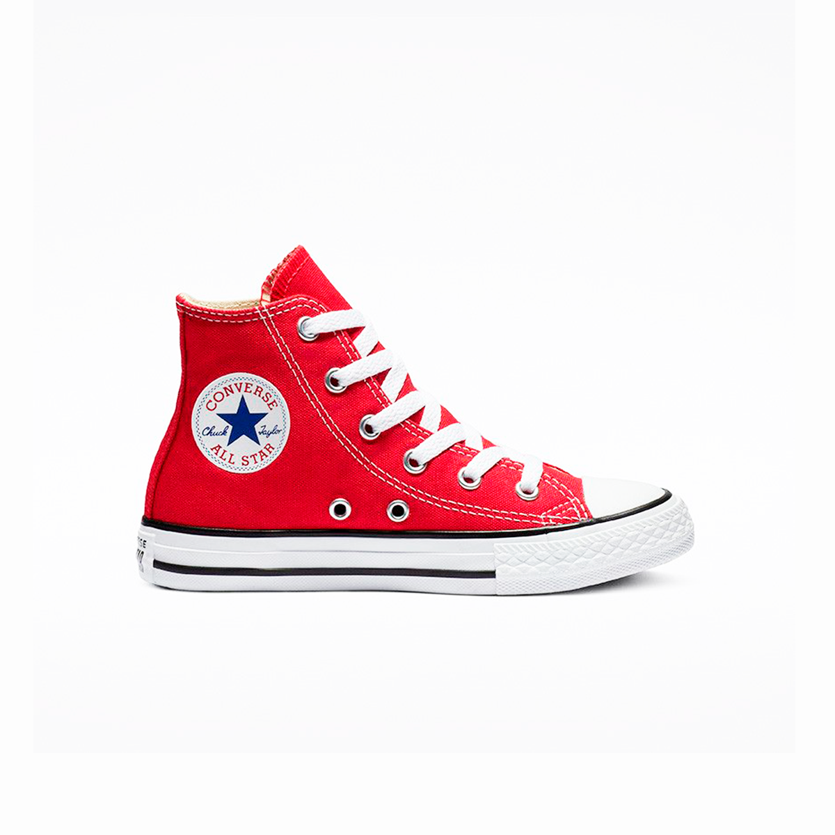 Tenis Converse Chuck Taylor Clásico Rojos Bota Lona Niños.