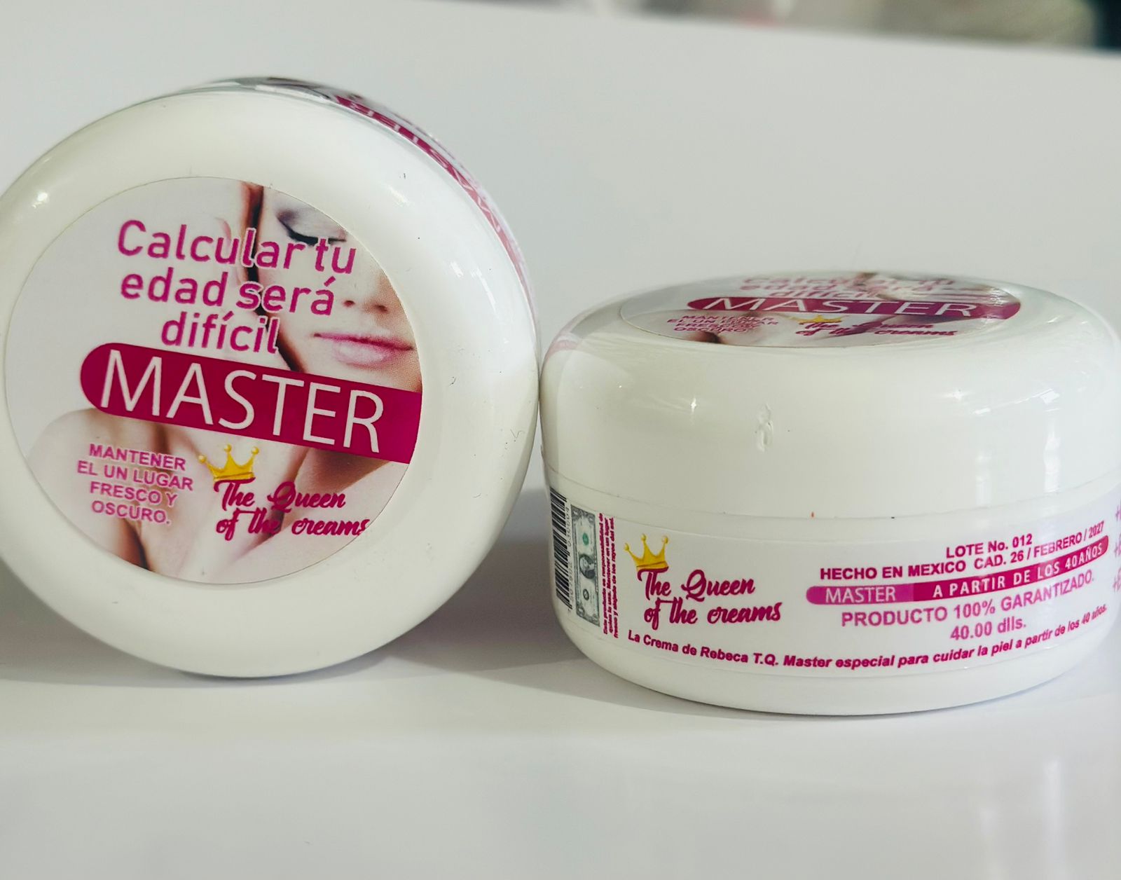 Crema Rebeca Master Plus Para Manchas De Sol Y Espinillas.