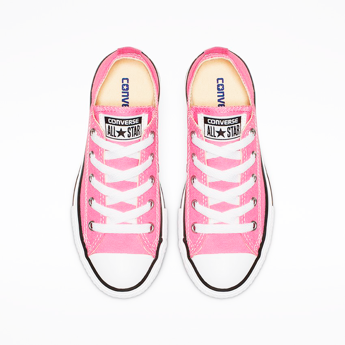 Tenis Converse Chuck Taylor Clásico Rosas Choclo Lona Niños