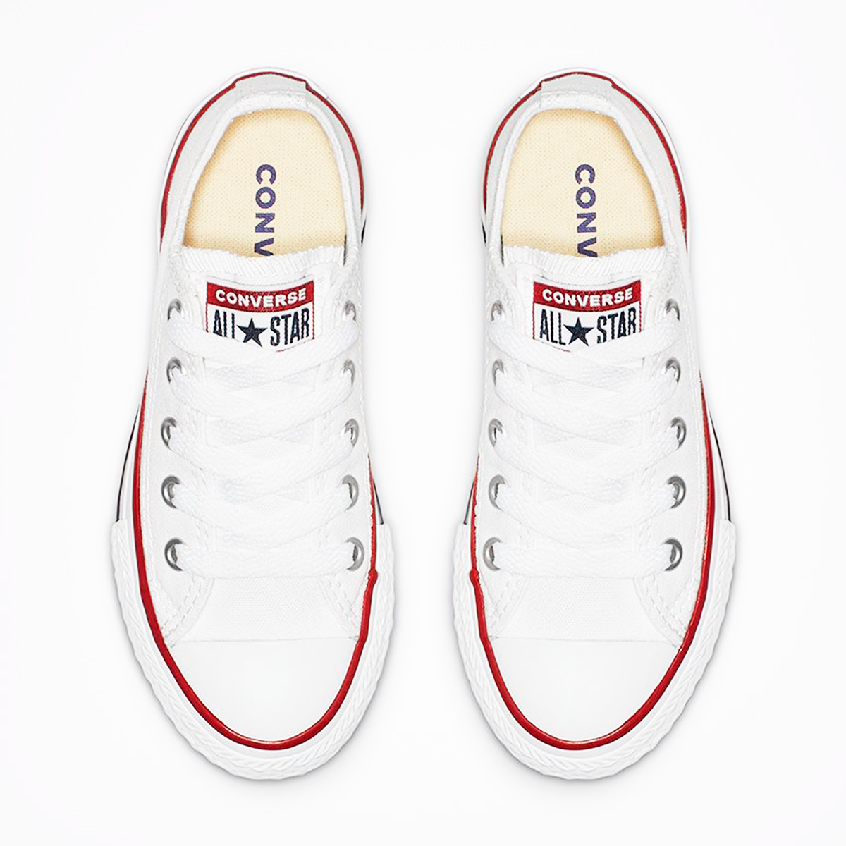 Tenis Converse Chuck Taylor Clásico blancos Choclo Lona Niños