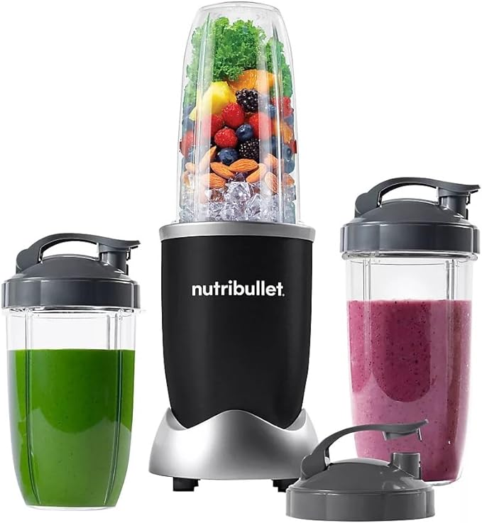 A NutriBullet Special Edition NutriBullet Pro - Licuadora de 900 W (negro mate).