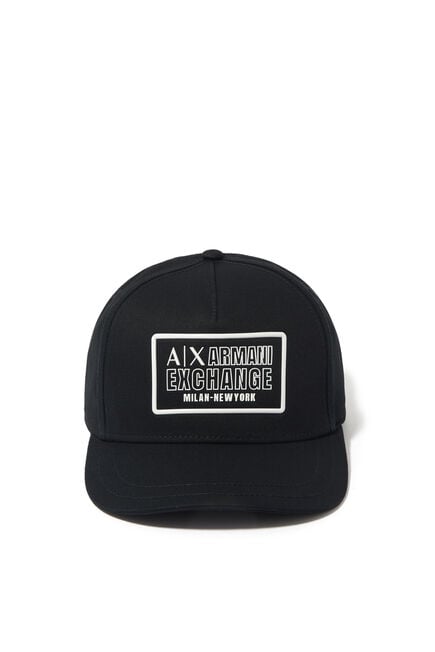 Armani Exchange Gorra Ajustable Snapback Negro 100% Original