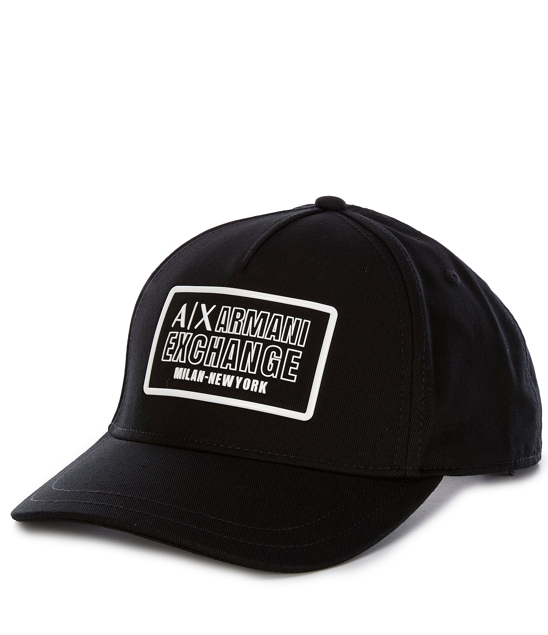 Armani Exchange Gorra Ajustable Snapback Negro 100% Original