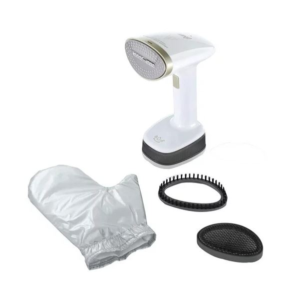 Vaporizador Oster Plegable Blanco y Champán Deposito de agua de 200ml.