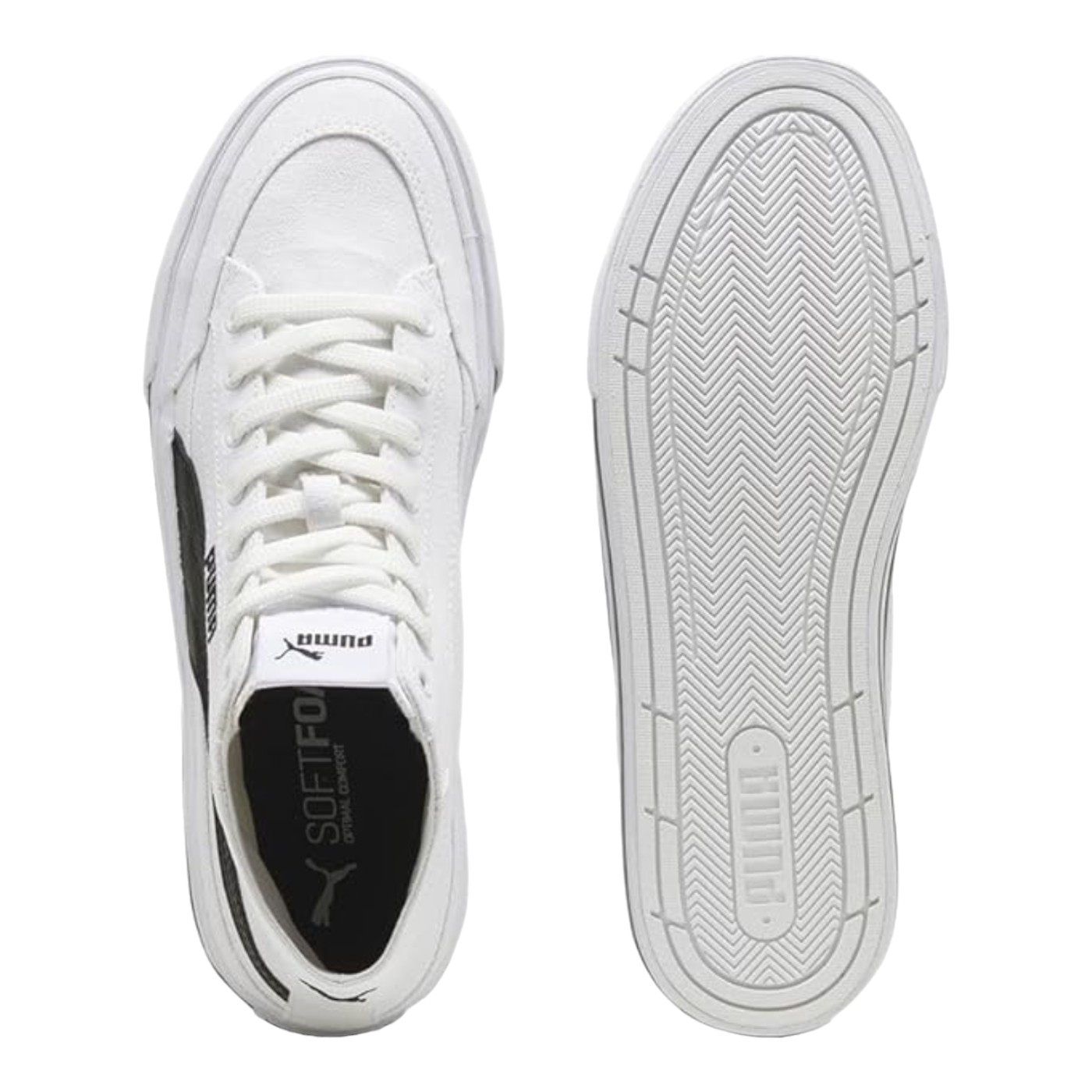TENIS PUMA HOMBRE BLANCO PUMA COURT CLASSIC VULC MID 39726502.