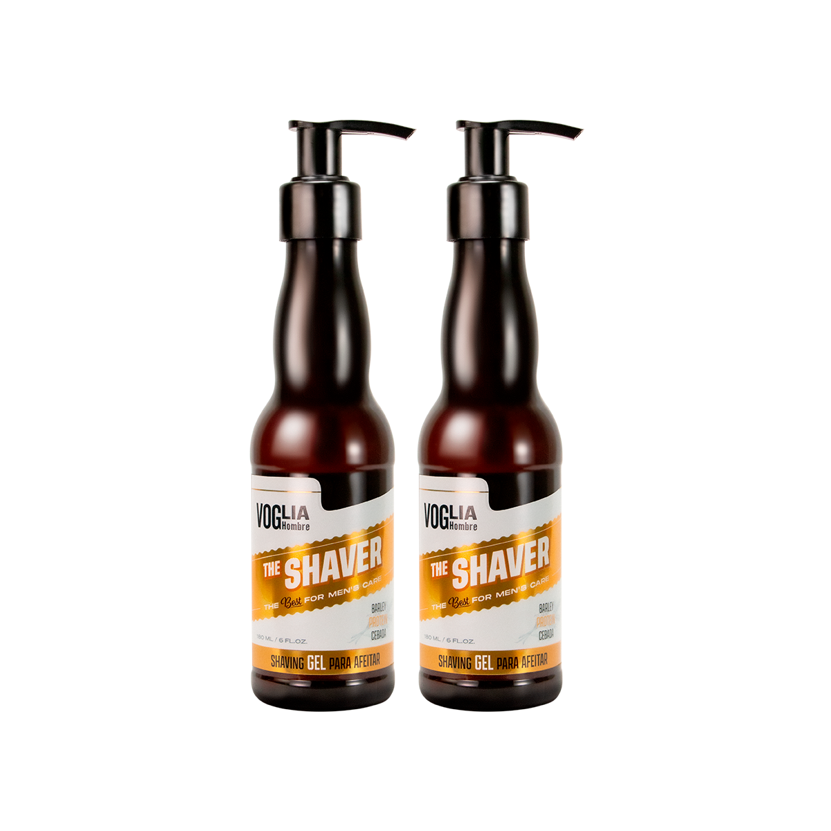 Gel Para Afeitar Voglia Hombre 180ml. - 2 Pack 