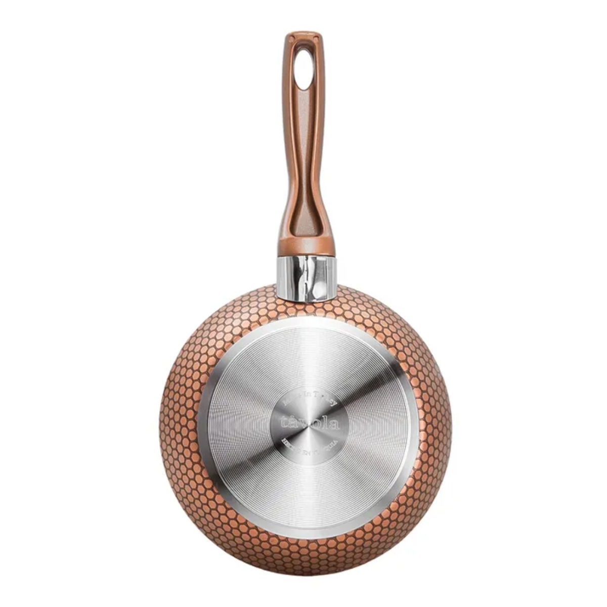 Set de Sartenes Tavola 18, 22 y 26 cm Aluminio Antiadherente- Cobre