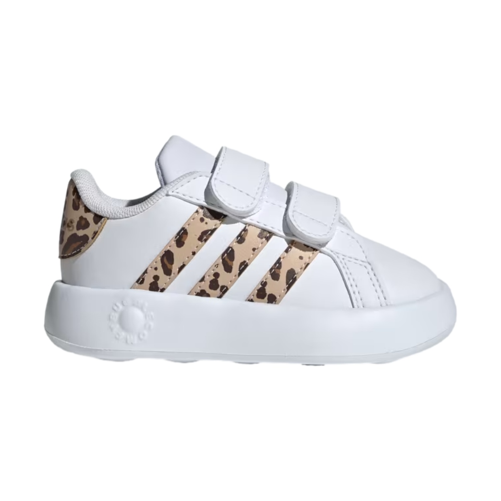 Tenis Adidas de bebe Grand Court 2.0 CF L Blanco-Niñas IE2752.