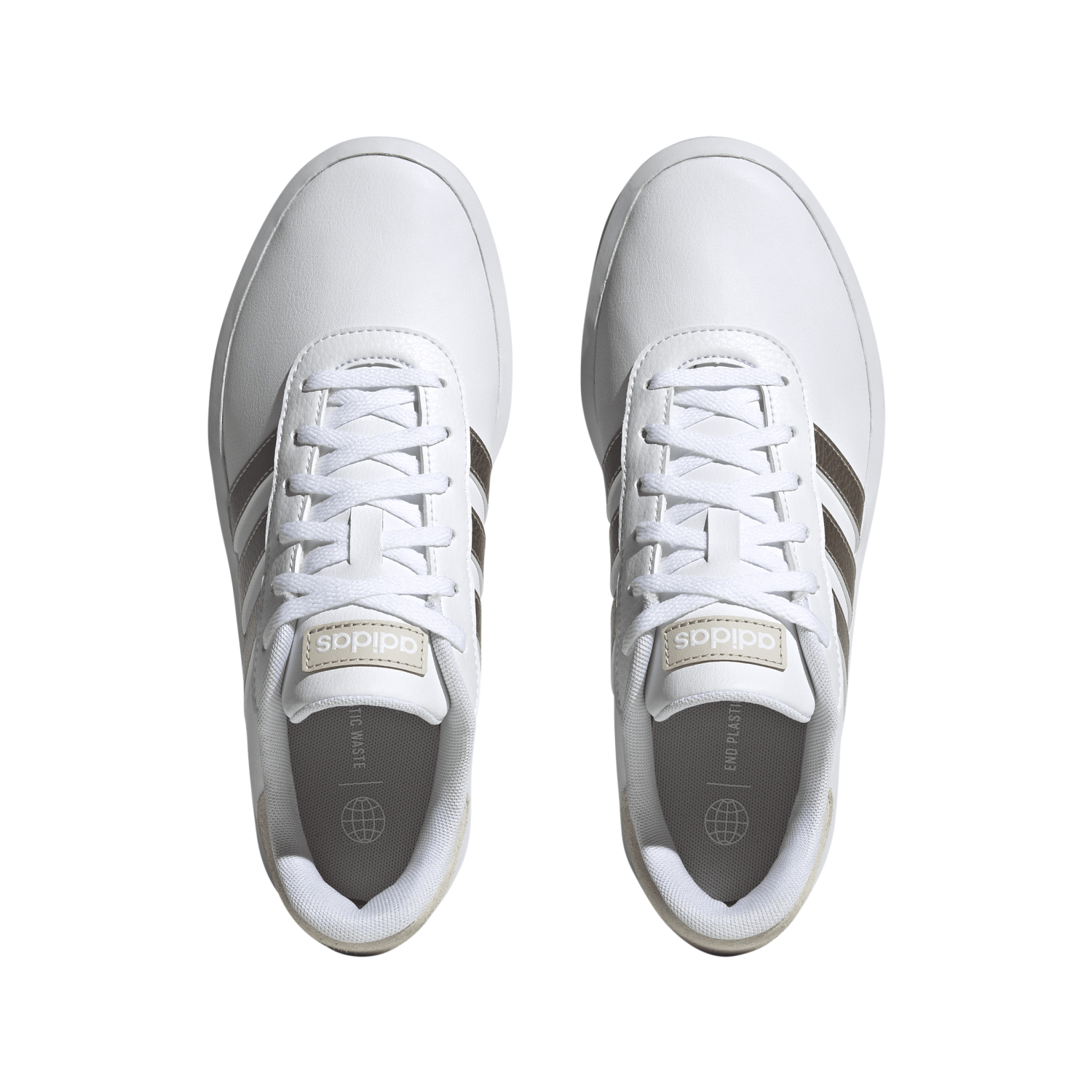 TENIS ADIDAS MUJER BLANCO ADIDAS COURT PLATFORM ID1969.