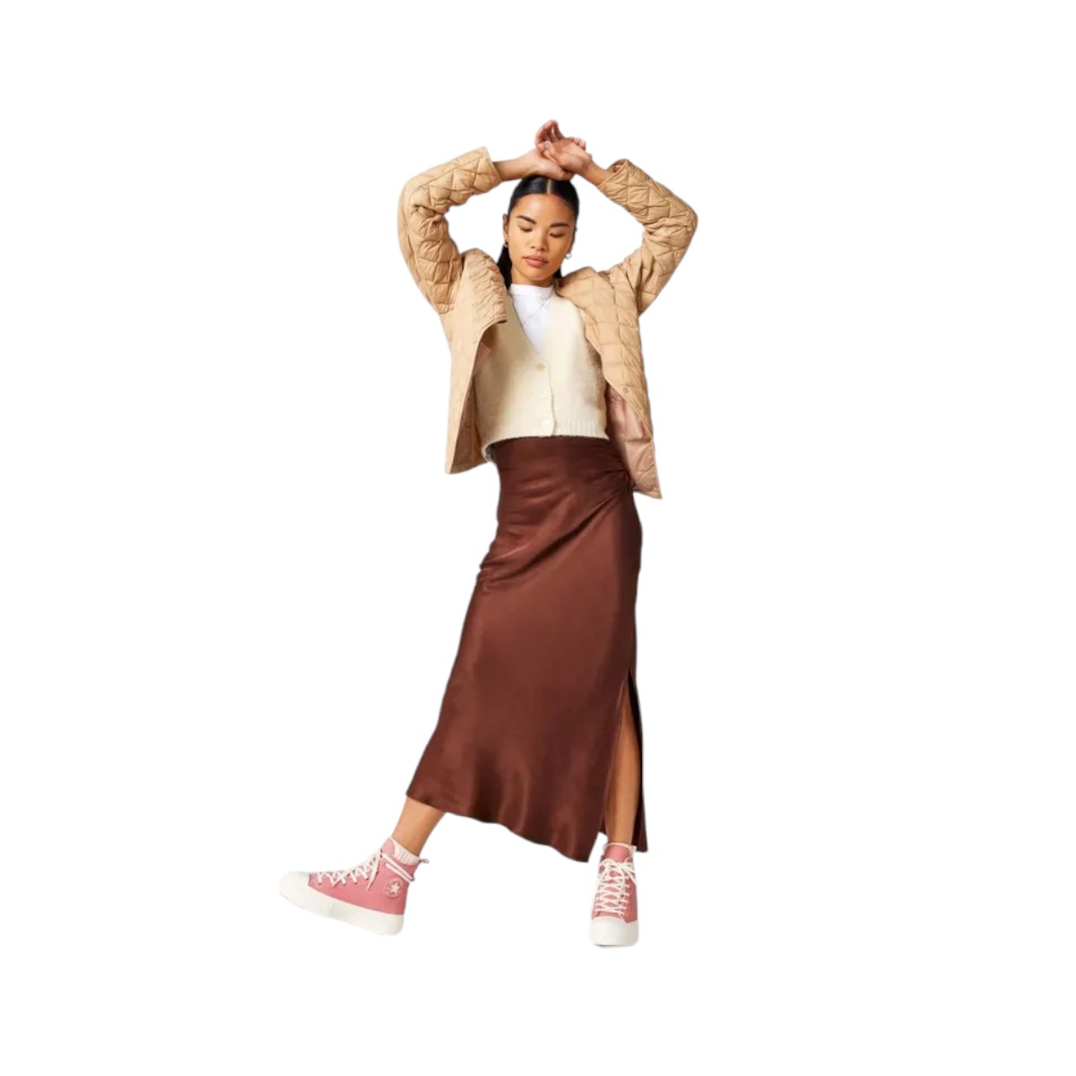 Tenis Converse Chuck Taylor All Star Plataforma de En Piel - Original .