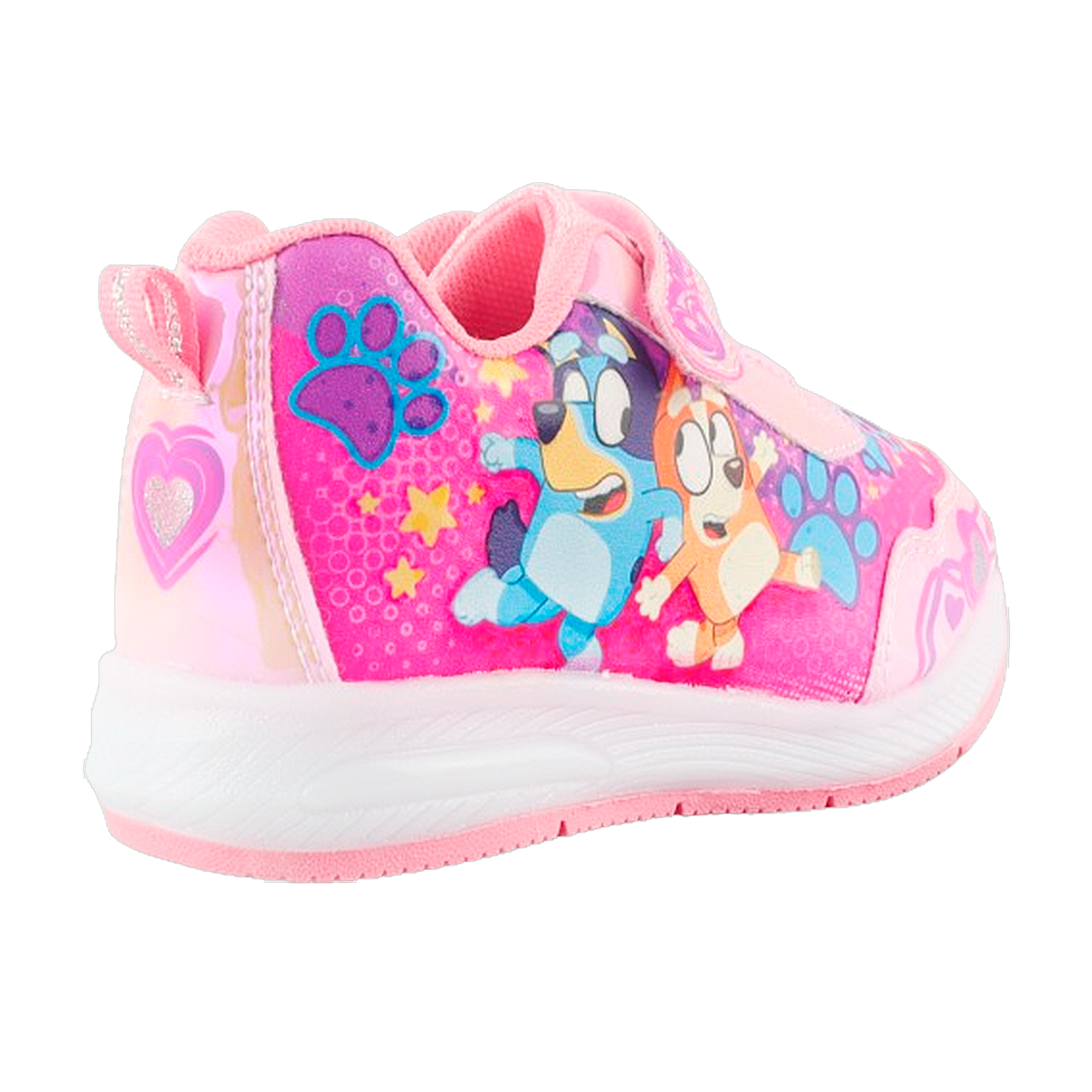 Tenis Niña Cachorros Blue Bingo Casual Moda Luces Led 884-rt
