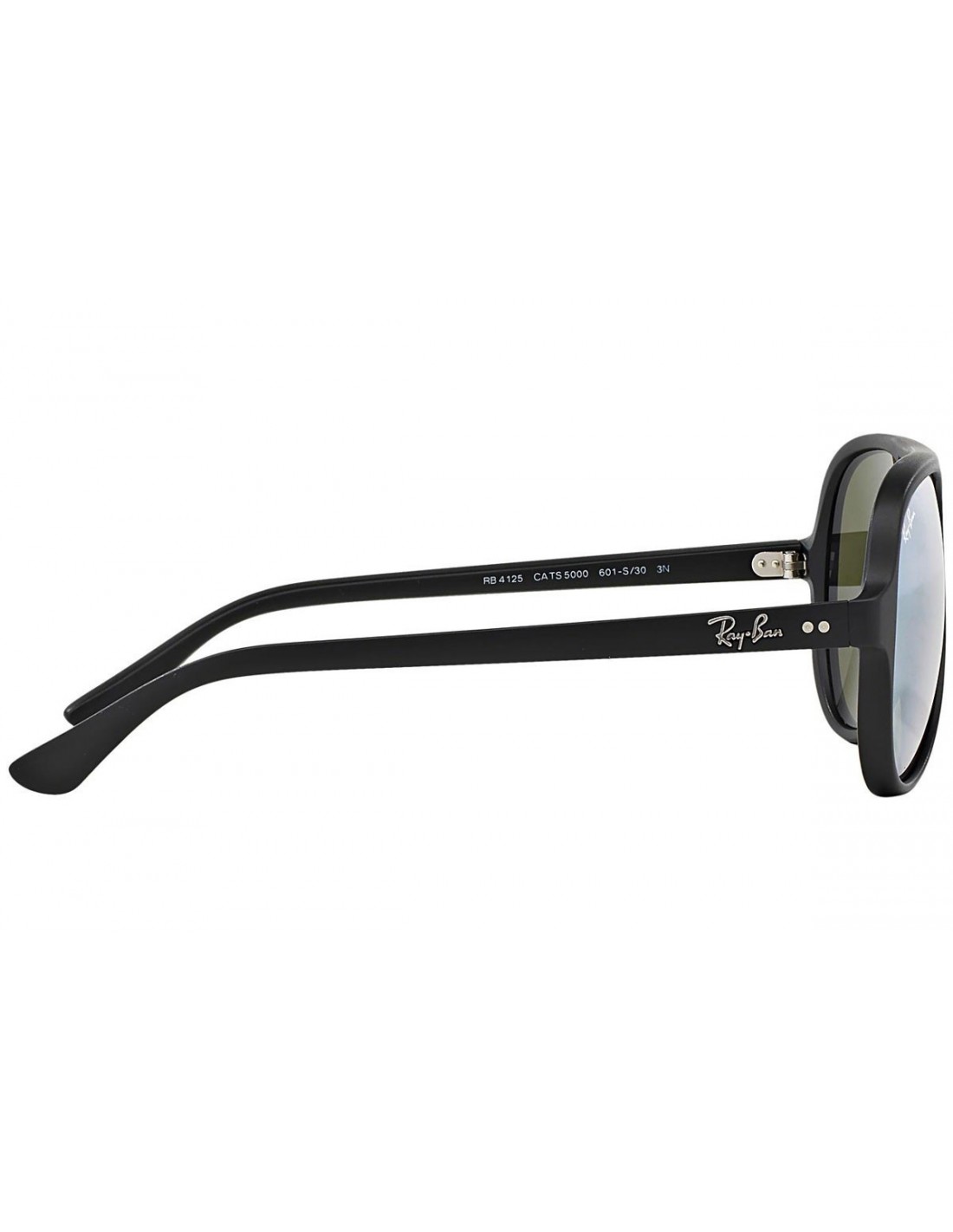 Lentes de sol Ray Ban Rb4125 601S30 Cats 5000 Classic Negro Mate Plata