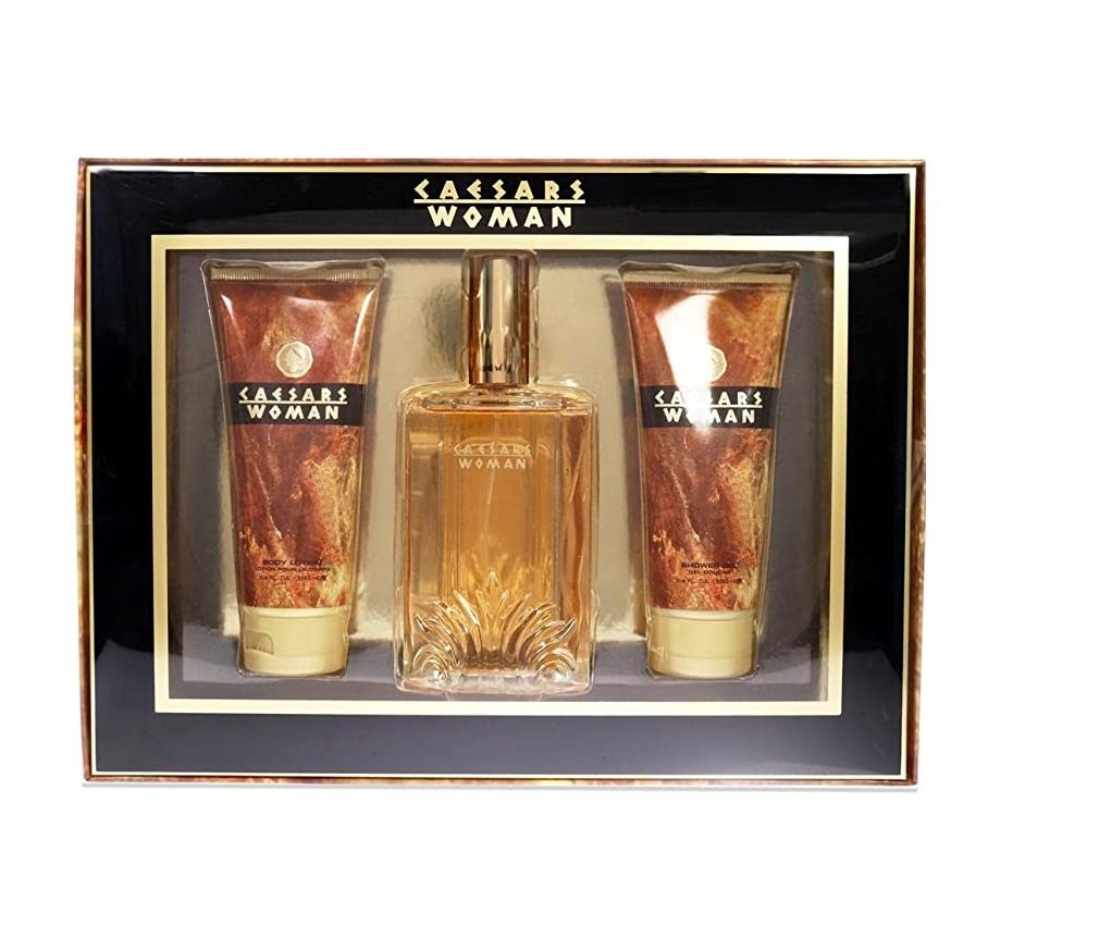 set de 3 pzas Caesars Woman Caesars World nuevo, sellado, original!!