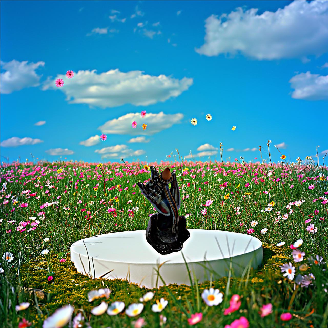 Fuente de Incienso, REGALO 1 Caja de Conos, Incensario, Cascada, Zen, Quemador