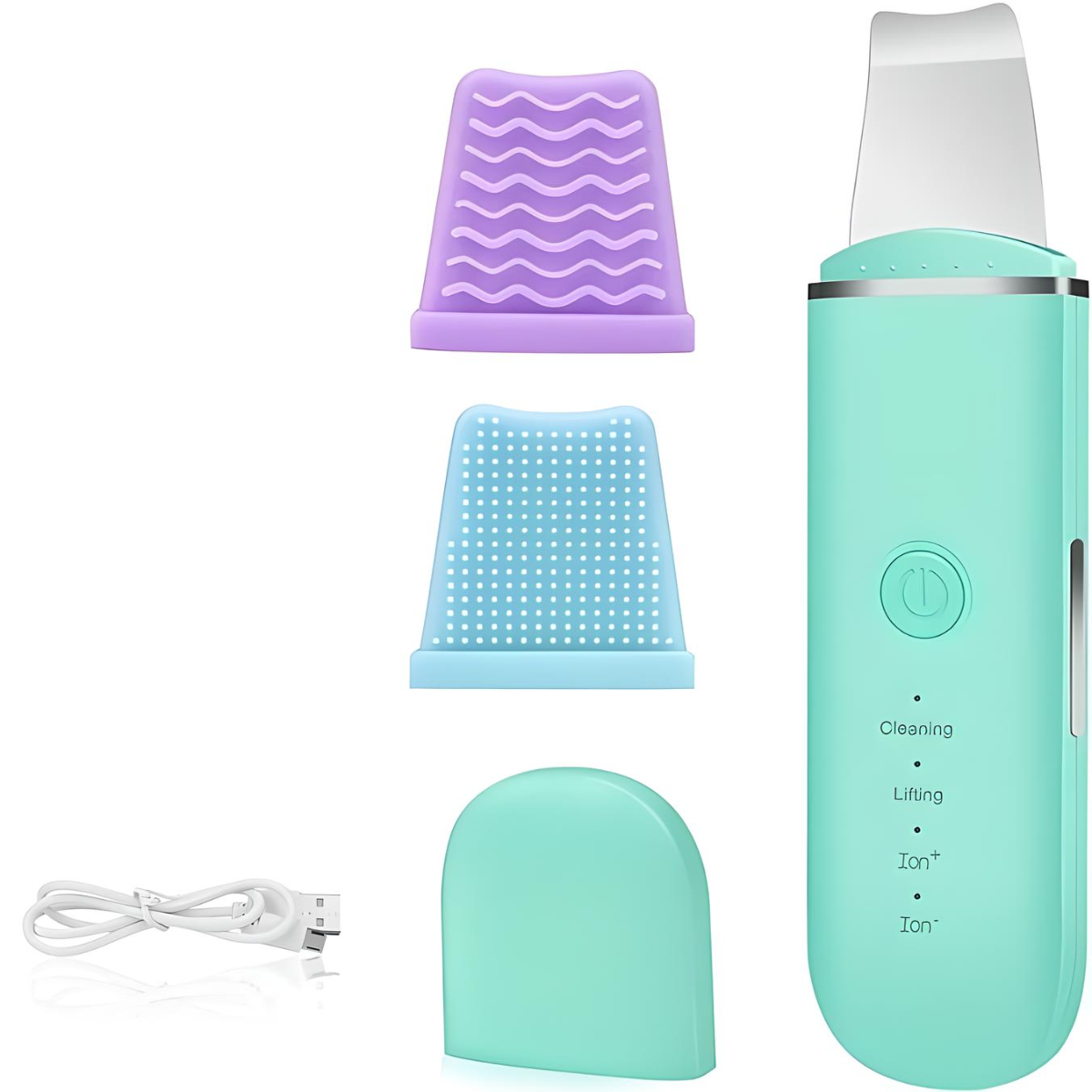 Limpiador Facial Skin Scrubber Peeling Ultrasónico Portátil