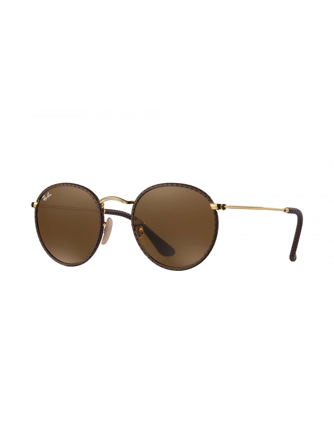 Lentes de sol Ray Ban Rb3475Q 9041 Round Craft Cafe B-15 Original Piel