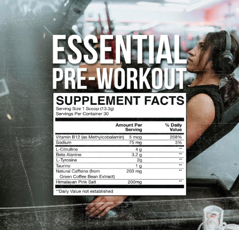 PRE ENTRENO CBUM ESSENTIAL PWO 30 SERV.