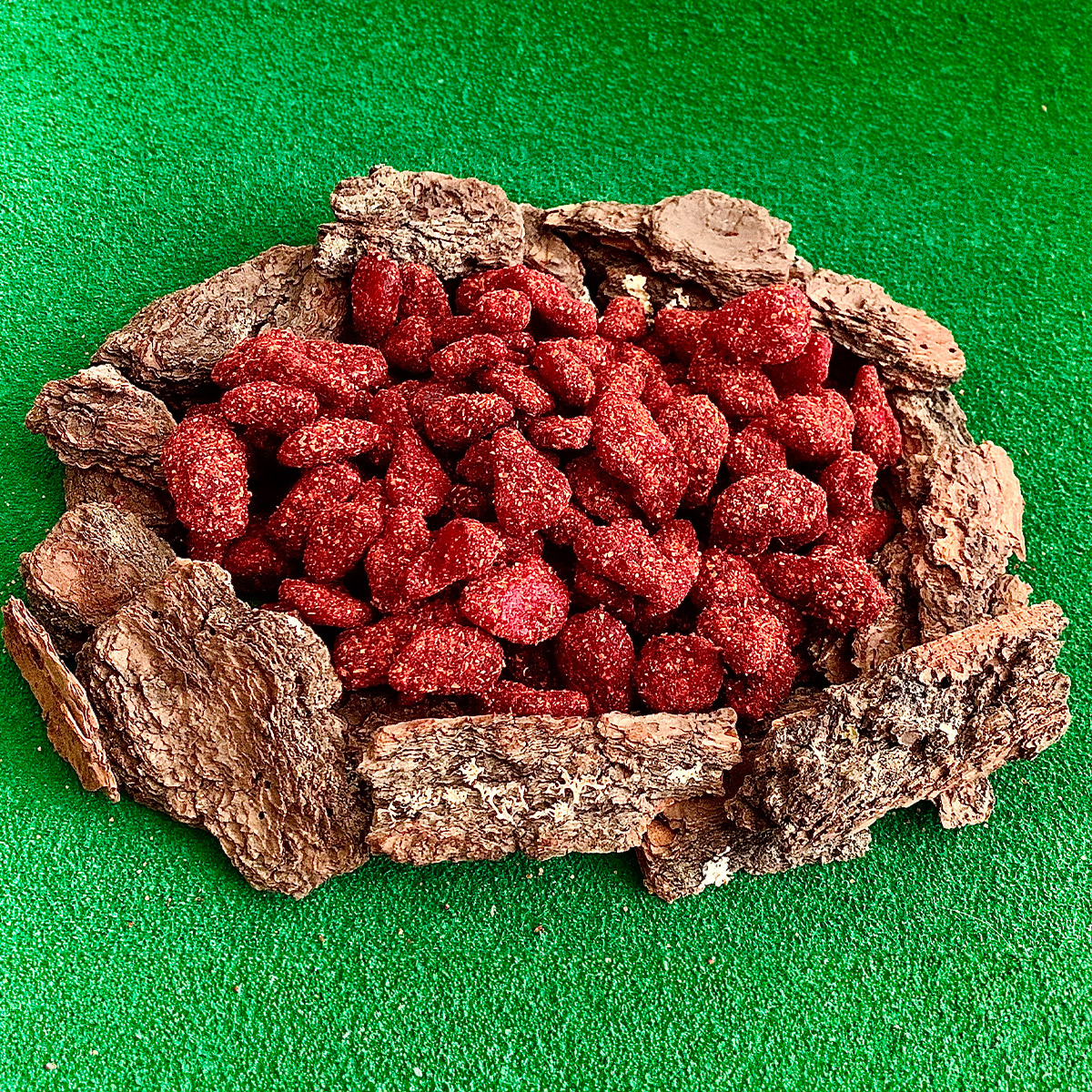 Fresa Tajín Deshidratado bolsa familiar Más Natural	