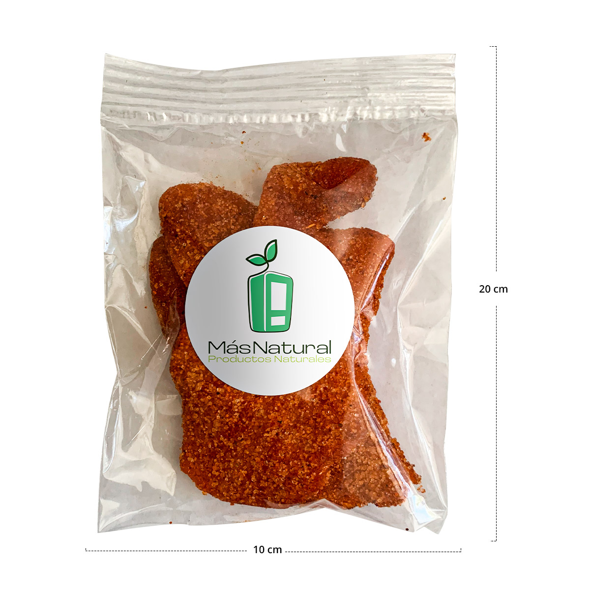 Mango Tajín Deshidratado set de bolsas individuales Más Natural