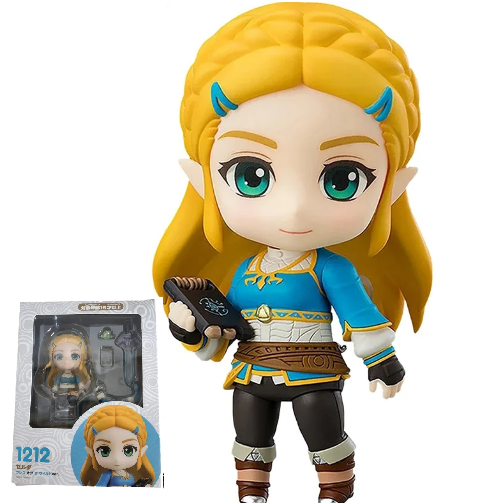 Zelda Breath Of The Wild 1212 Nendoroid Link Juego Figura