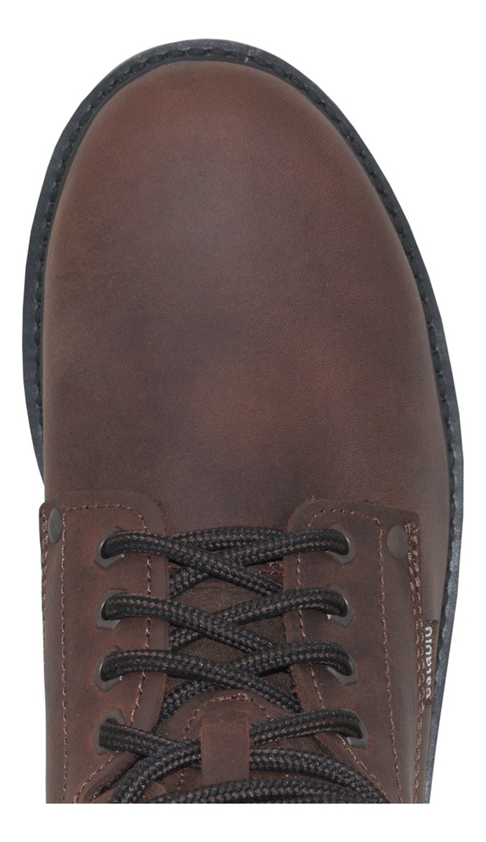 Bota De Trabajo Industrial Establo Modelo 509 Para Caballero Color Cafe .