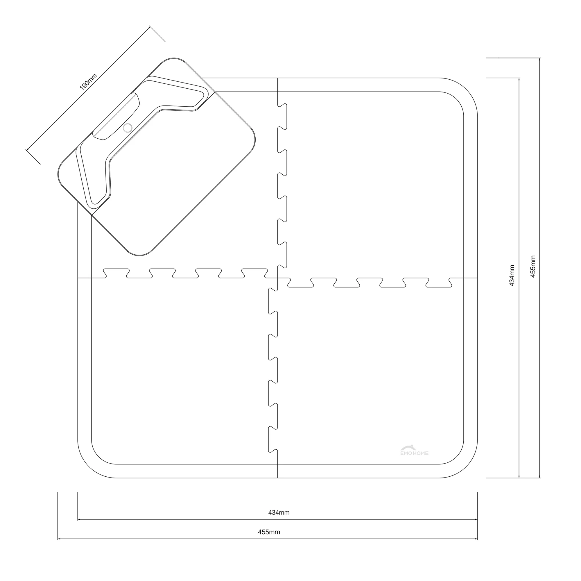 Emo Home Station Base De Carga Automática
