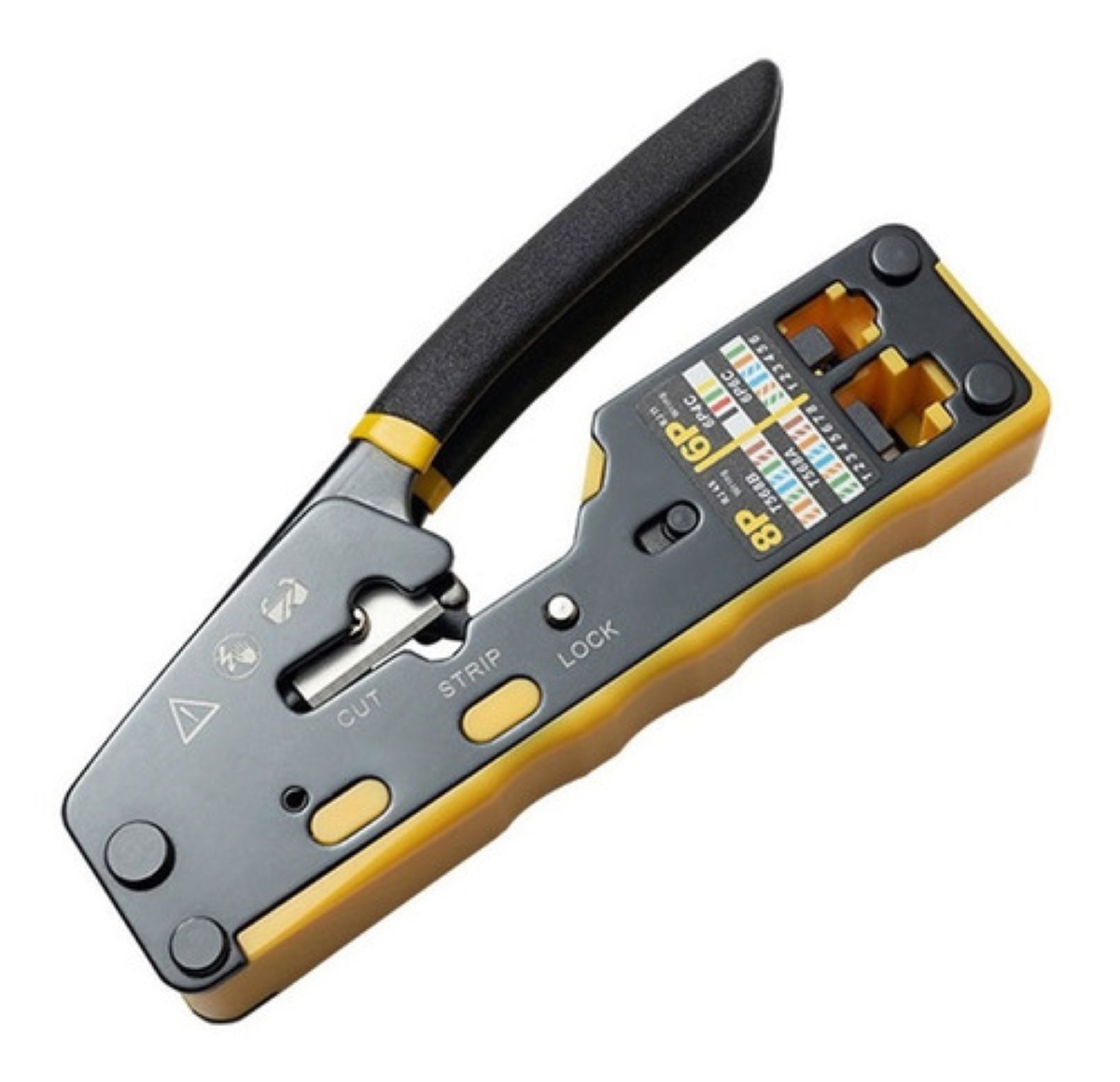 Zoerax Crimpadora Para Conectores Pasantes Rj45 Cat6 Cat5