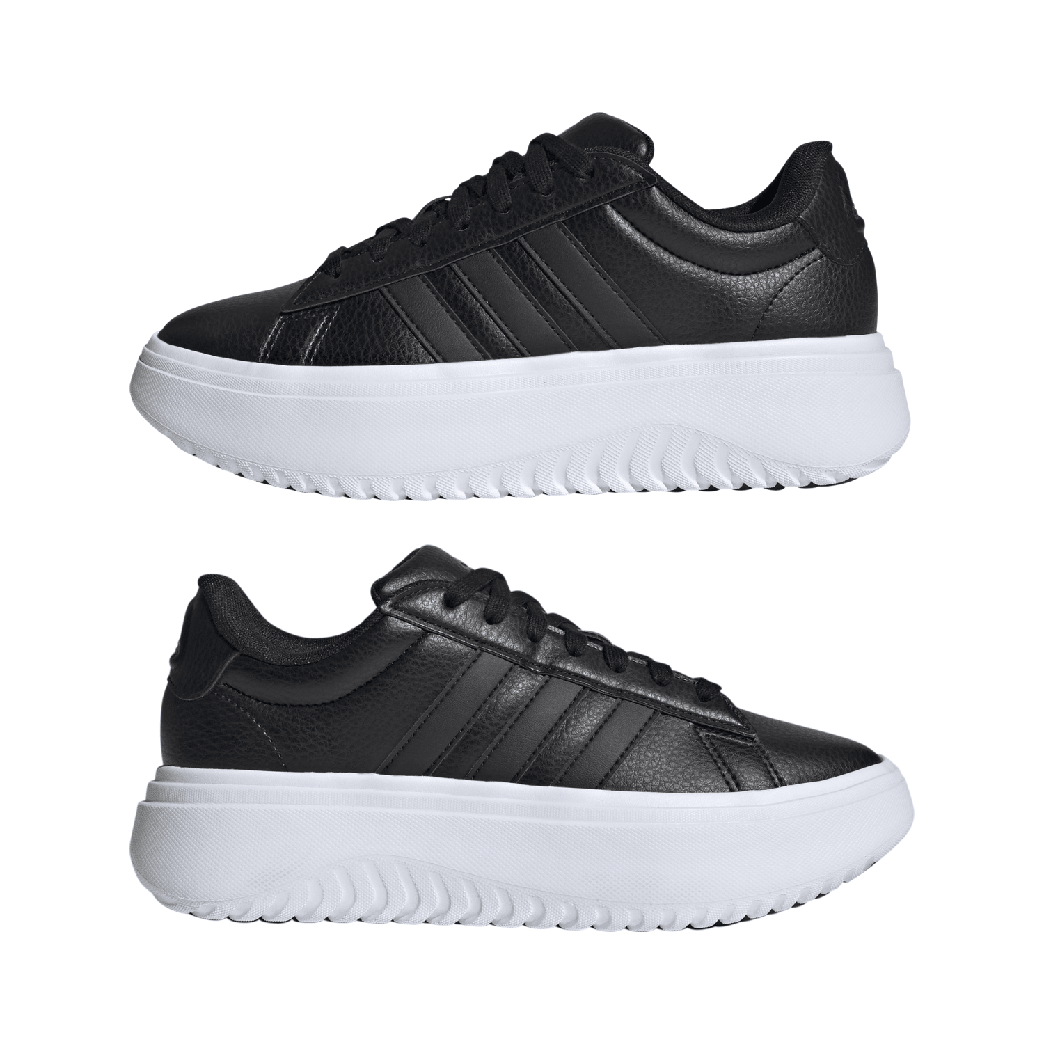 TENIS ADIDAS MUJER NEGRO ADIDAS GRAND COURT PLATFORM IE1093.