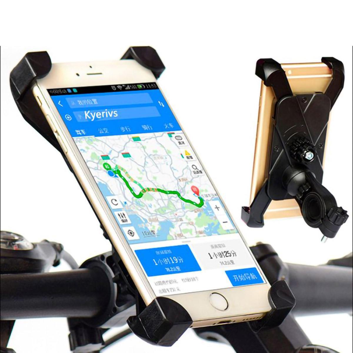 Soporte Celular para Bicicleta Motocicleta Expandible.