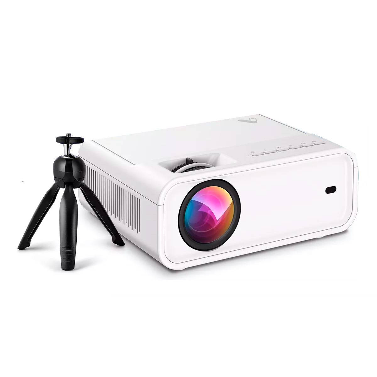 Proyector Portatil 4k con Wifi Android Led 13000 lm White
