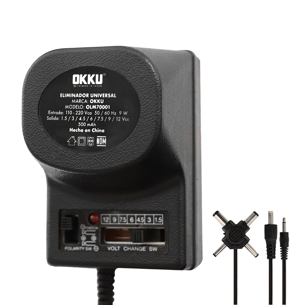 Eliminador De Voltaje Universal Okku OLM70001